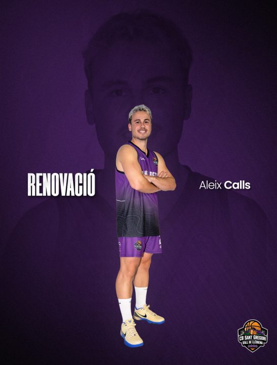 Aleix Calls renova amb el Sènior Masculí A