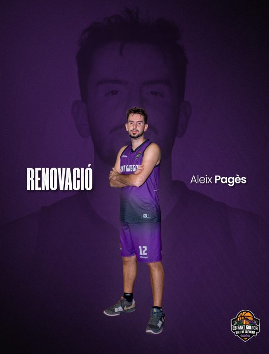 Aleix Pagès renova amb el Sènior Masculí A