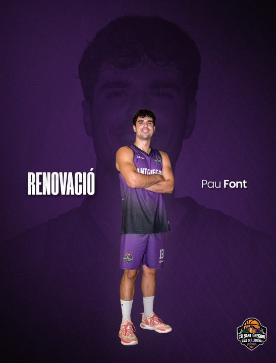 Pau Font renov amb el Sènior Masculí A