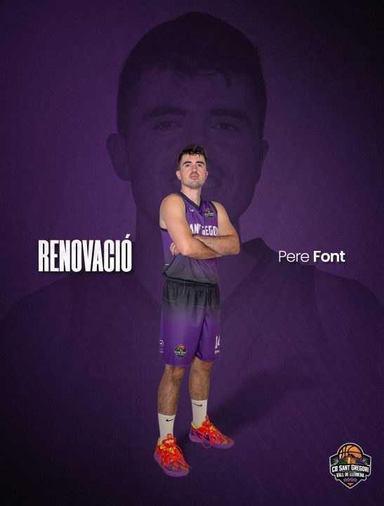 Pere Font renova amb el Sènior Masculí A