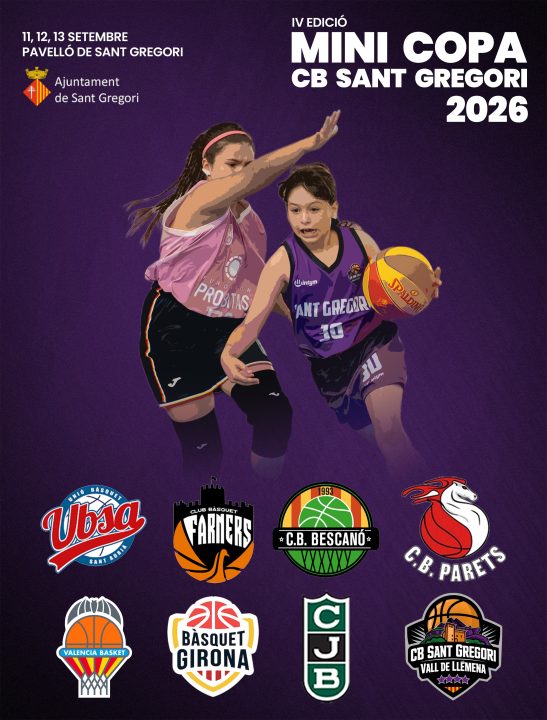 Presentada la IV Mini Copa CB Sant Gregori 2026