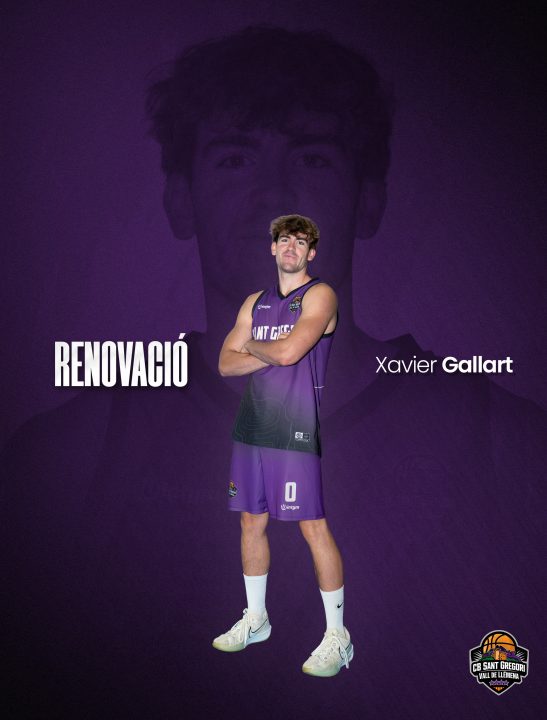 Xavier Mallarç, renovat al CB Sant Gregori